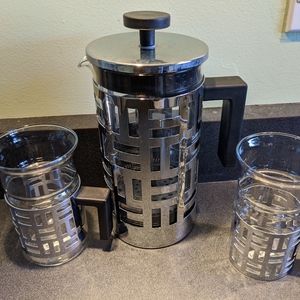 Bodum French Press and mugs